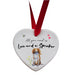 Love and a Sprocker Ceramic Heart
